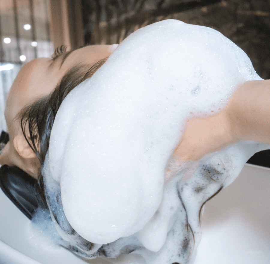 マーブによる泡立ち